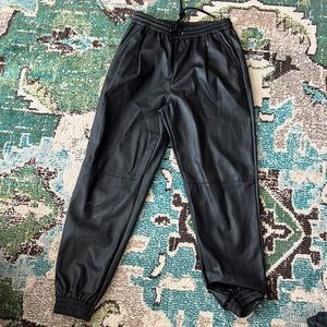 ZARA Leather Joggers